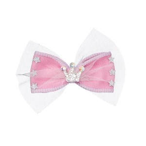 Pince a cheveux ella noeud rose