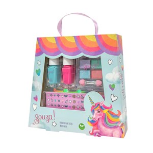 Set de maquillage yeux et ongles licorne