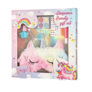 Set licorne maquillage et masque de nuit
