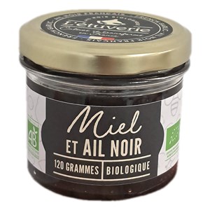 Miel français à l'ail noir bio