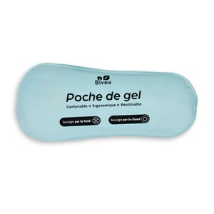 Poches de gel ergonomique bain dérivatif petit format - 1 unité
