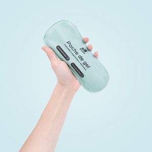 Poches de gel ergonomique bain dérivatif petit format - 1 unité