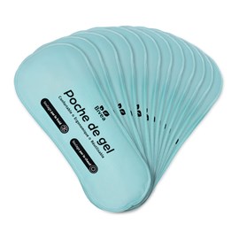 Poches de gel ergonomique bain dérivatif petit format - 12 unités