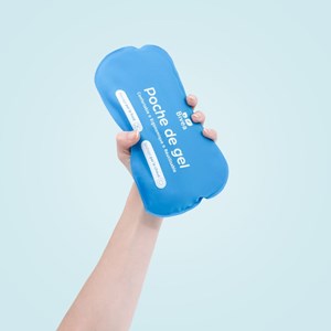 Poches de gel ergonomique bain dérivatif grand format - 3 unités