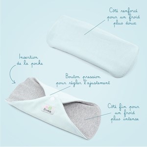 Housse poche de gel grand format - 1 unité