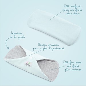 Housse poche de gel grand format - 3 unités