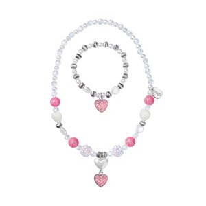 Ensemble collier et bracelet mikky c?ur