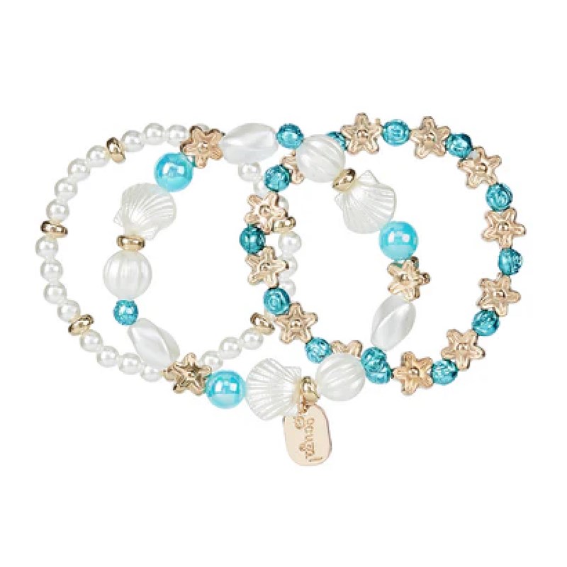 Set de 3 bracelet lina or
