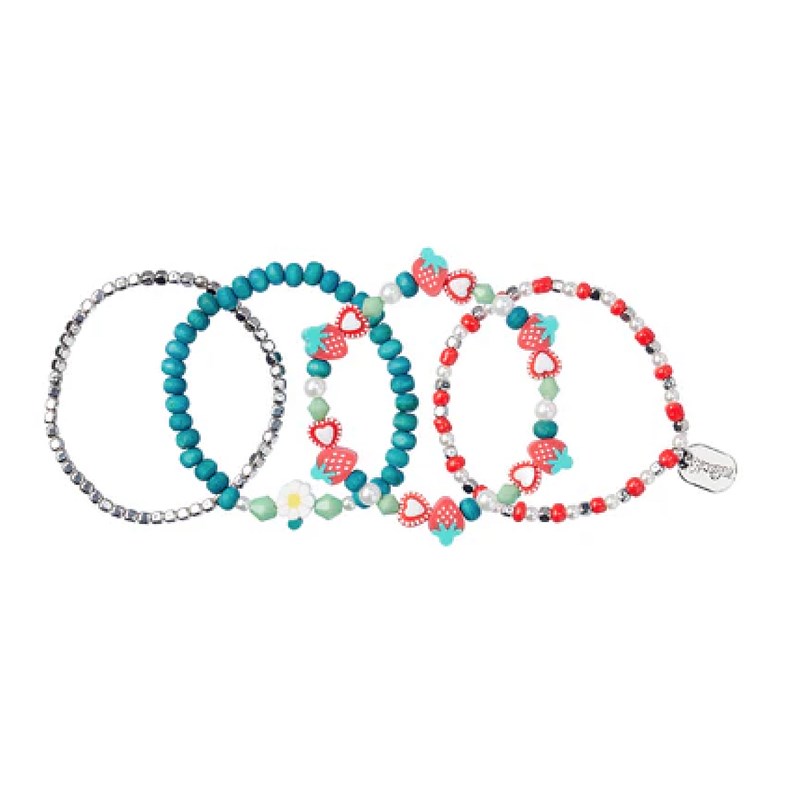 Set de 4 bracelet kensi fruits