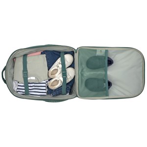 Valise à roulettes little gang vert foncé