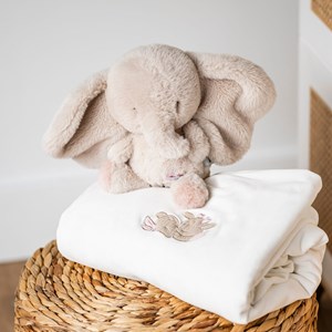 Peluche fanfan l'éléphant sable (28 cm)