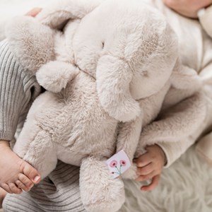 Peluche fanfan l'éléphant sable (28 cm)