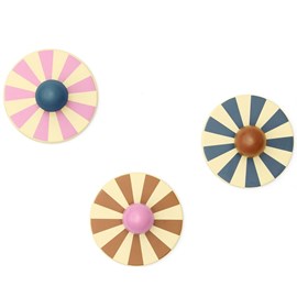 Lot de 3 patères circus