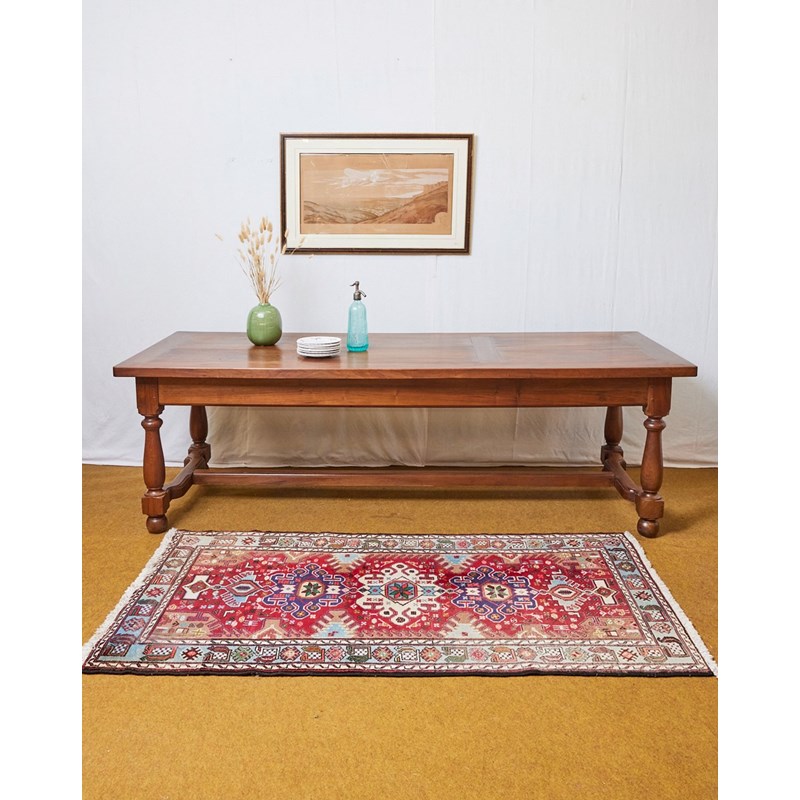 Grande table de monastère en noyer n°644