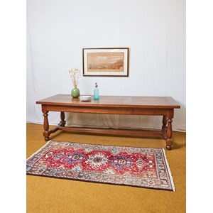 Grande table de monastère en noyer n°644