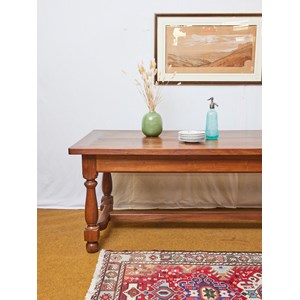 Grande table de monastère en noyer n°644