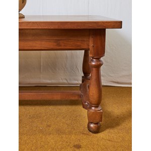 Grande table de monastère en noyer n°644