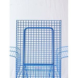 Jakob, le fauteuil industriel bleu n°904