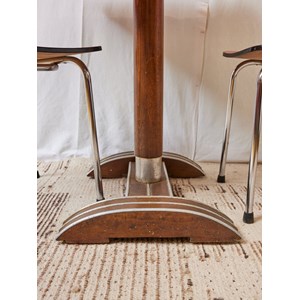 Table à manger bistro rouge n°93