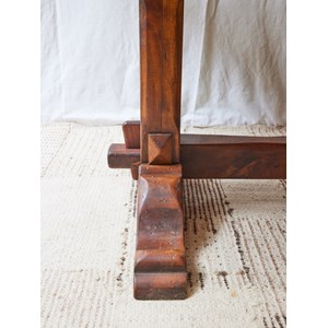 Table de monastère en noyer n°643