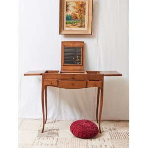 Petite coiffeuse pliante en bois n°262