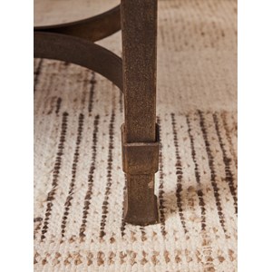 Table basse brutaliste en bois massif n°504