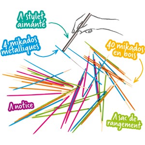 Jeu d'ambiance - magnetic mikado