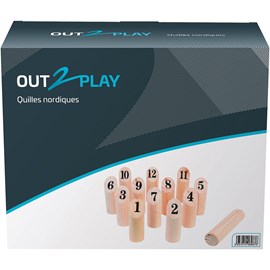 Jeu de quilles nordique bois - out2play