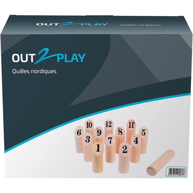 Jeu de quilles nordique bois - out2play