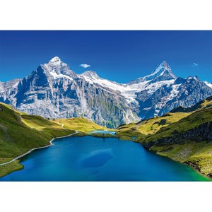 Puzzle 1000 pièces lac de bachalp