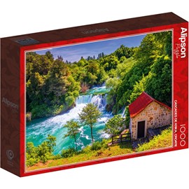 Puzzle 1000 pièces cascade de krla