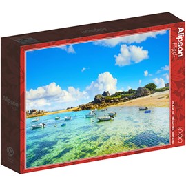 Puzzle 1000 pièces plage tregastel