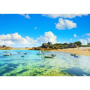 Puzzle 1000 pièces plage tregastel