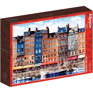 Puzzle 1000 pièces vue sur honfleur