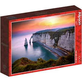 Puzzle 1000 pièces vue sur etretat