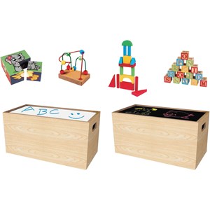 Coffret de rangement 7 en 1 jouets en bois