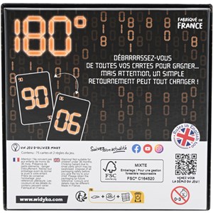 Jeu de cartes - 180°