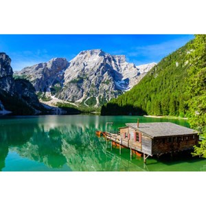 Puzzle 1500 pièces lac de braies