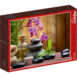 Puzzle 500 pièces galet zen