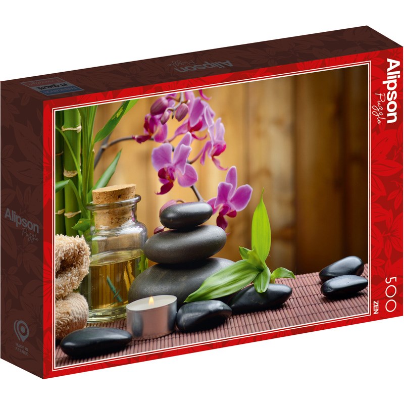 Puzzle 500 pièces galet zen