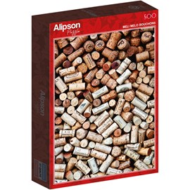 Puzzle 500 pièces méli mélo bouchons