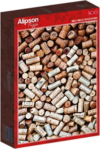 Puzzle 500 pièces méli mélo bouchons