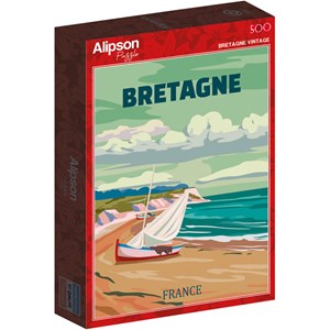 Puzzle 500 pièces bretagne vintage