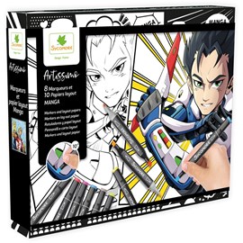 Kit artistique manga garçon