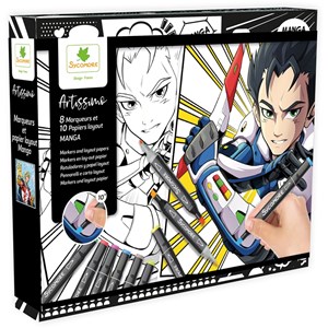 Kit artistique manga garçon
