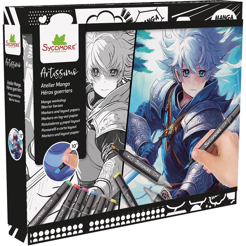 Kit art manga arts martiaux