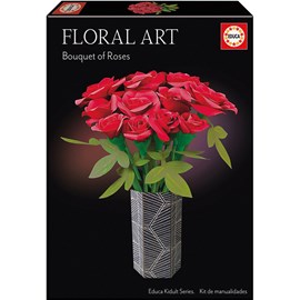 Bouquet de roses art floral