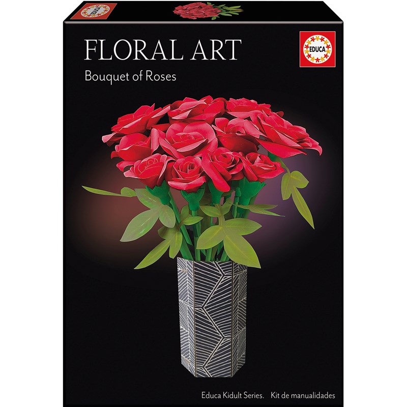 Bouquet de roses art floral