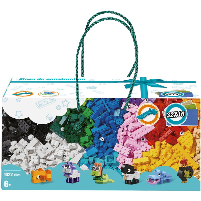 Coffret 1022 briques de construction