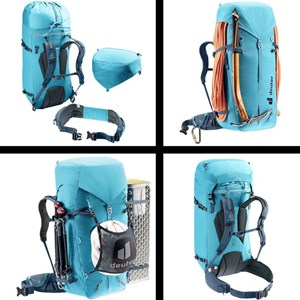 Sac à dos deuter guide 42+8 sl bleu